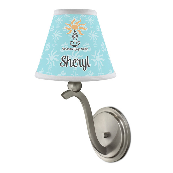 Sundance Yoga Studio Small Chandelier Lamp - LIFESTYLE (on wall lamp)