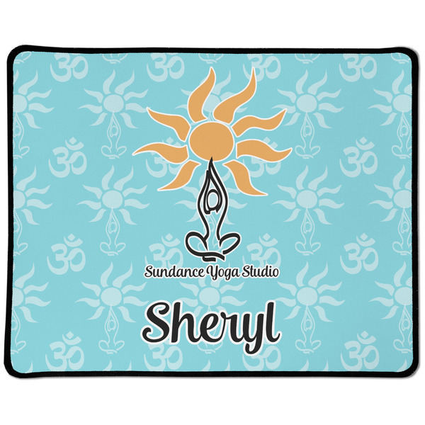 Custom Sundance Yoga Studio Large Gaming Mouse Pad - 12.5" x 10" (Personalized)