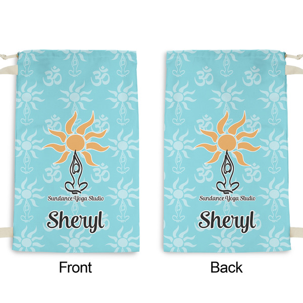Sundance Yoga Studio Small Laundry Bag - Front & Back View