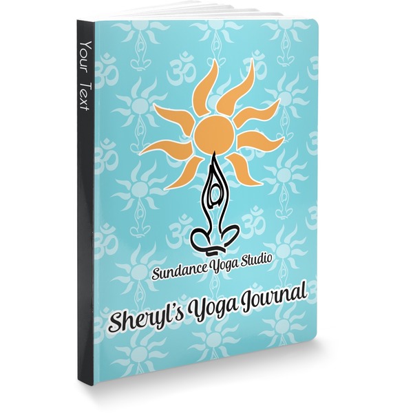 Custom Sundance Yoga Studio Softbound Notebook - 7.25" x 10" (Personalized)