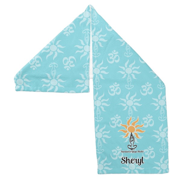 Sundance Yoga Studio Sports Towel Folded - Both Sides Showing