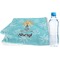 Sundance Yoga Studio Sports Towel Folded with Water Bottle