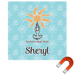 Sundance Yoga Studio Square Car Magnet - 6" w/ Name or Text