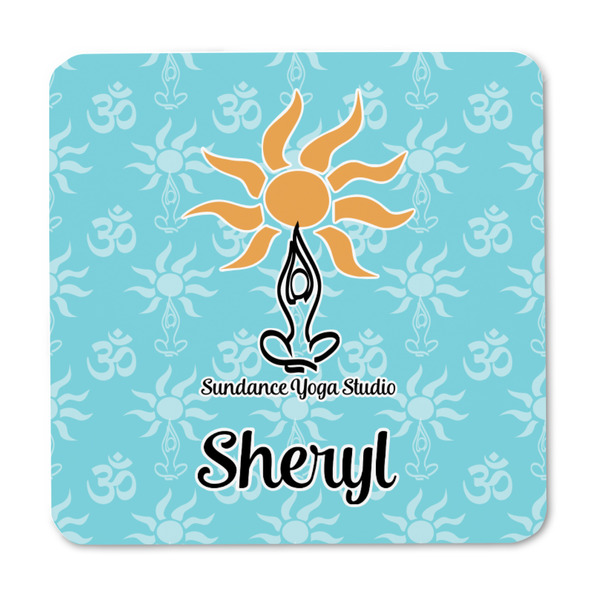 Sundance Yoga Studio Square Fridge Magnet - FRONT