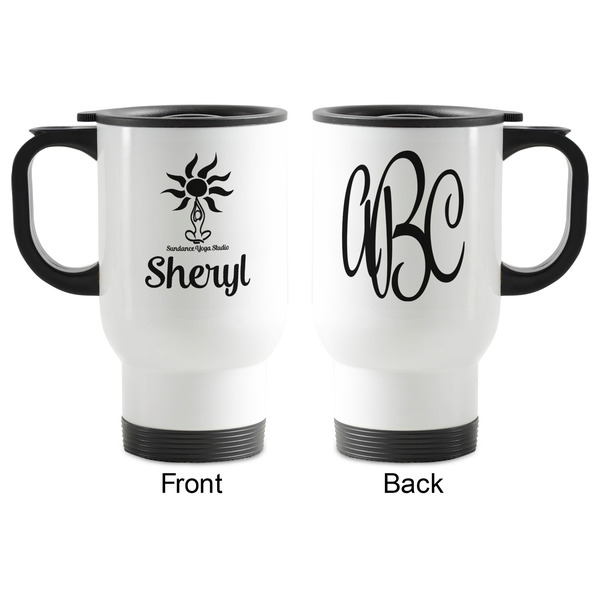 Sundance Yoga Studio Stainless Steel Travel Mug with Handle - Apvl