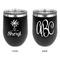 Sundance Yoga Studio Stainless Wine Tumblers - Black - Double Sided - Approval