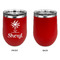 Sundance Yoga Studio Stainless Wine Tumblers - Red - Single Sided - Approval