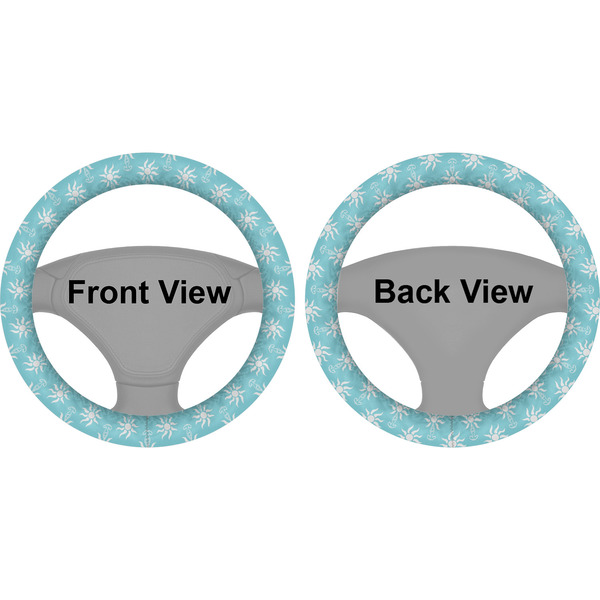 Sundance Yoga Studio Steering Wheel Cover- Front and Back