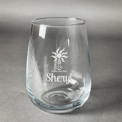 Sundance Yoga Studio Stemless Wine Glass - Engraved (Personalized)