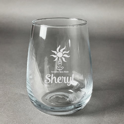 Sundance Yoga Studio Stemless Wine Glass - Engraved (Personalized)