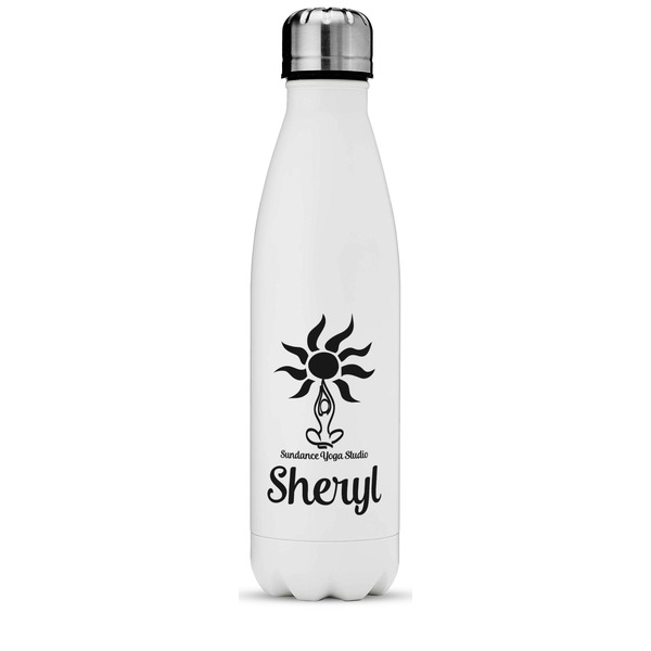 Custom Sundance Yoga Studio Water Bottle - 17 oz. - Stainless Steel - Full Color Printing (Personalized)