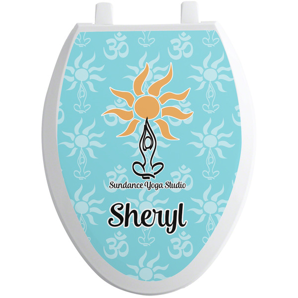 Sundance Yoga Studio Toilet Seat Decal Elongated