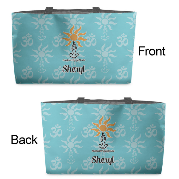 Sundance Yoga Studio Tote w/Black Handles - Front & Back Views
