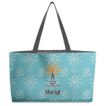 Sundance Yoga Studio Beach Totes Bag - w/ Black Handles (Personalized)