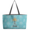 Sundance Yoga Studio Beach Totes Bag - w/ Black Handles (Personalized)