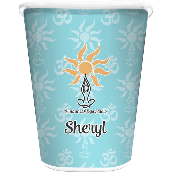 Custom Sundance Yoga Studio Waste Basket (Personalized)