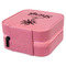 Sundance Yoga Studio Travel Jewelry Boxes - Leather - Pink - View from Rear