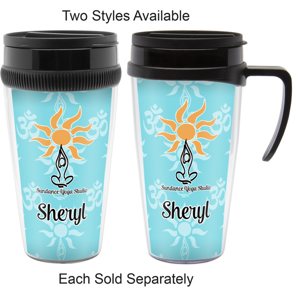 Sundance Yoga Studio Travel Mugs - with & without Handle