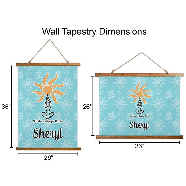 Sundance Yoga Studio Wall Hanging Tapestries - Parent/Sizing