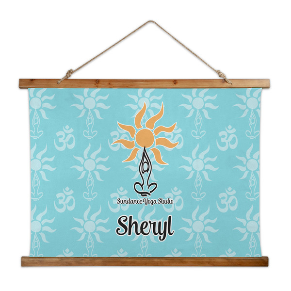 Custom Sundance Yoga Studio Wall Hanging Tapestry - Wide (Personalized)
