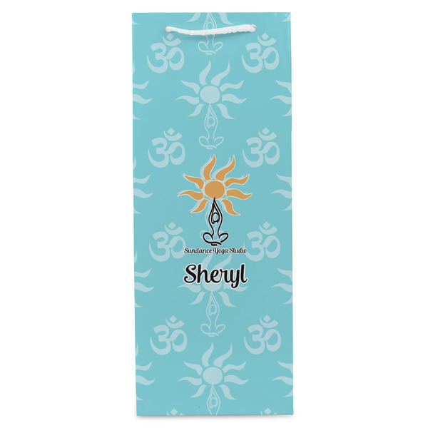 Sundance Yoga Studio Wine Gift Bag - Matte - Front