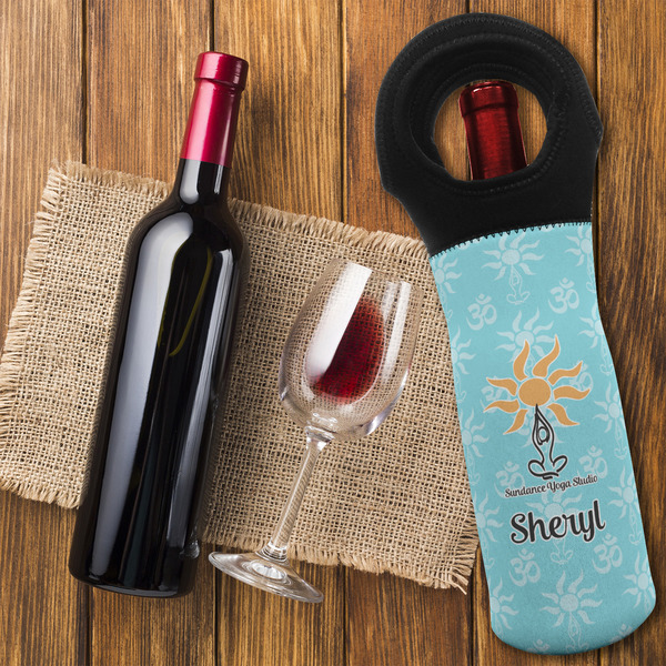 Sundance Yoga Studio Wine Tote Bag - FLATLAY