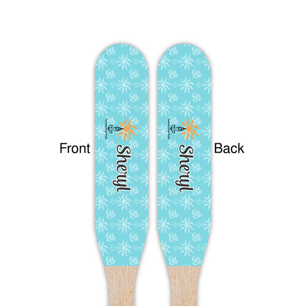 Sundance Yoga Studio Wooden Food Pick - Paddle - Double Sided - Front & Back