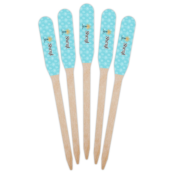 Sundance Yoga Studio Wooden Food Pick - Paddle - Fan View