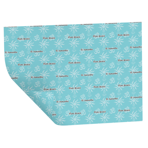 Sundance Yoga Studio Wrapping Paper Sheet - Double Sided - Folded