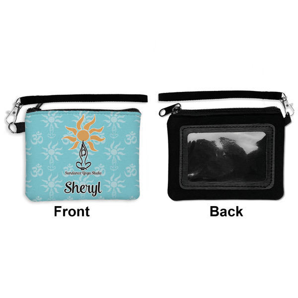 Sundance Yoga Studio Wristlet ID Cases - Front & Back