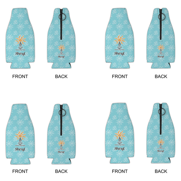 Sundance Yoga Studio Zipper Bottle Cooler - Set of 4 - APPROVAL