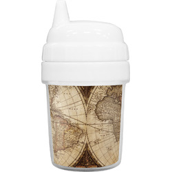 Vintage World Map Baby Sippy Cup