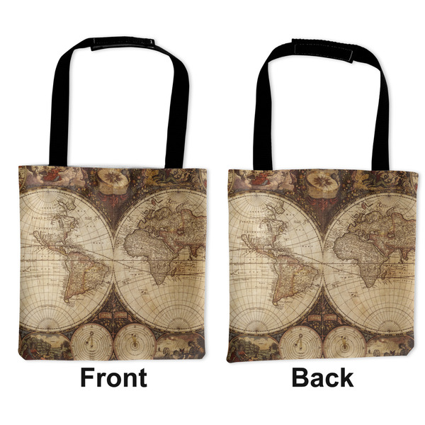 Antique World Map Car Bag - Apvl