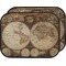 Vintage World Map Car Floor Mats (Back Seat)