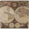 Antique World Map Ceramic Tile Hot Pad
