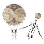 Vintage World Map Corkscrew