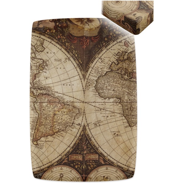 Antique World Map Crib Fitted Sheet - Apvl