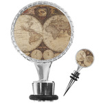 Vintage World Map Wine Bottle Stopper