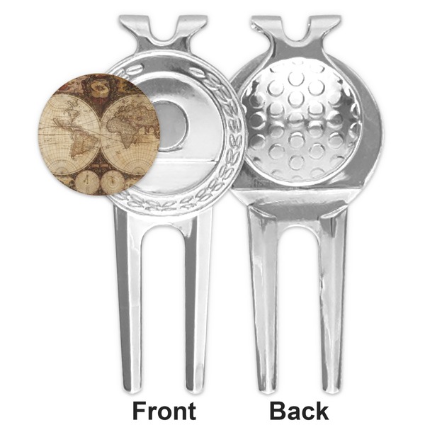 Antique World Map Divot Tool - Second