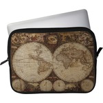 Vintage World Map Laptop Sleeve / Case