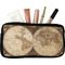 Vintage World Map Makeup / Cosmetic Bag - Small