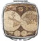 Antique World Map Makeup Compact