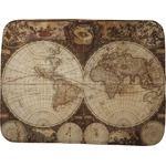 Vintage World Map Memory Foam Bath Mat - 48"x36"