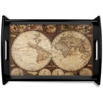 Vintage World Map Wooden Tray
