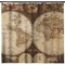 Antique World Map Shower Curtain (Personalized)