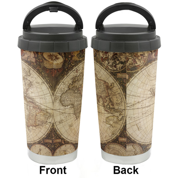 Antique World Map Stainless Steel Travel Cup - Apvl