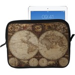 Vintage World Map Tablet Case / Sleeve - Large
