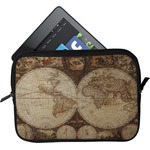 Vintage World Map Tablet Case / Sleeve - Small