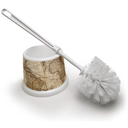 Vintage World Map Toilet Brush