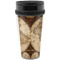 Vintage World Map Acrylic Travel Mug without Handle